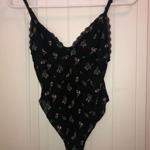 CUTEST black mesh bodysuit